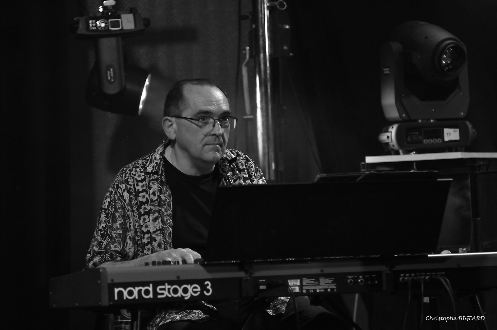 Jean-Michel au clavier au Feel'in Fest