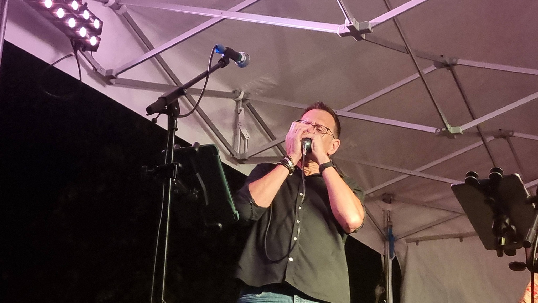 Fred sur scène aux Moutiers-en-Retz