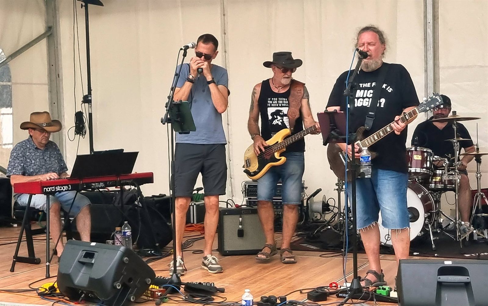 The Struttin' Walkers sur scène au Festival Thomas'Ranch
